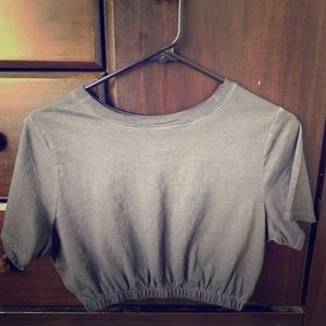 Smokey black Croptop.